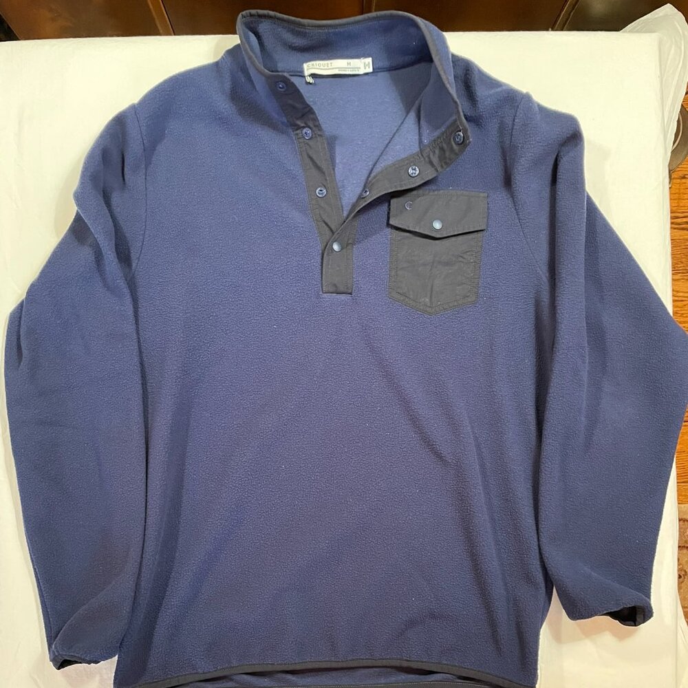 Criquet Snap Fleece Pullover